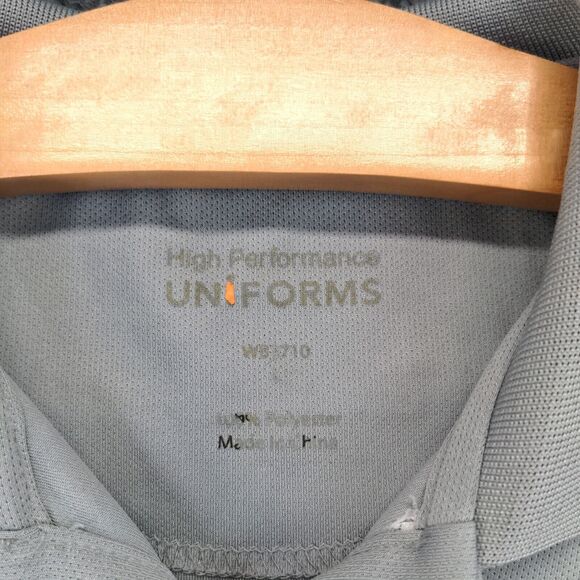 Walgreens High Performance Uniforms Polo Shirt Large Gray 100% Polyester - Picture 10 of 13